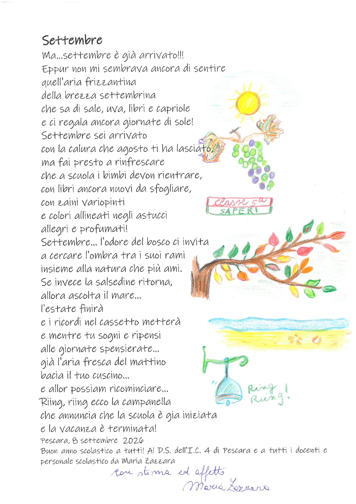 Settembre poesia